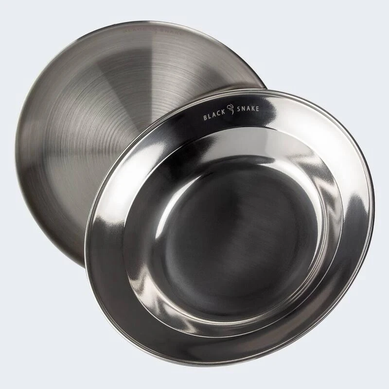 Batterie De Cuisine De Camping, Assiette Plate & Creuse, Couverts Et Tasse Set – Image 6