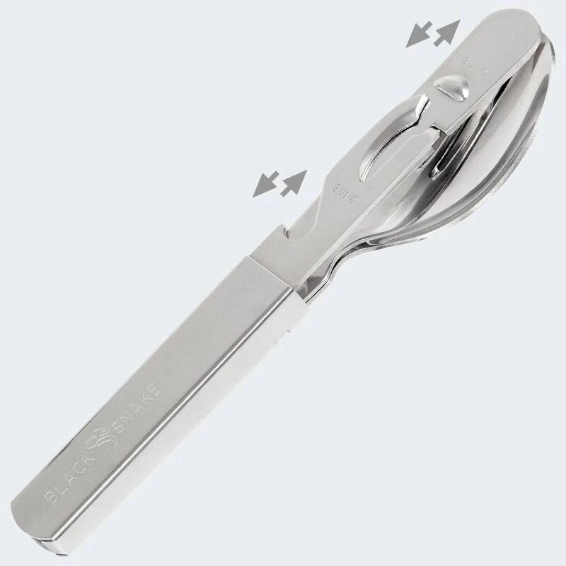 Batterie De Cuisine De Camping, Assiette Plate & Creuse Et Couverts Set – Image 4