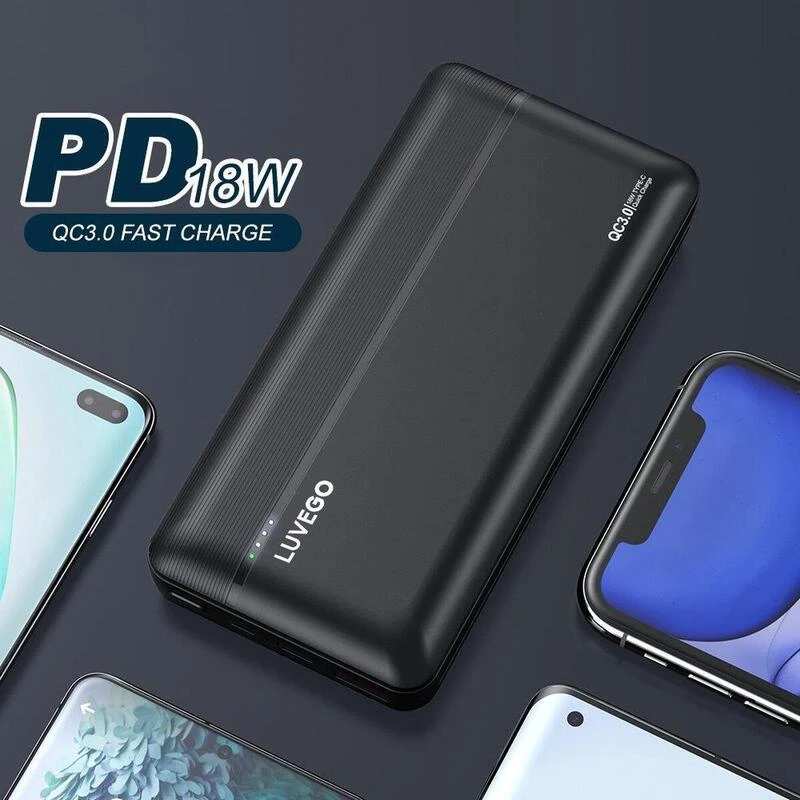 Batterie Externe Luvego 20 000 MAh - Compacte – Image 3