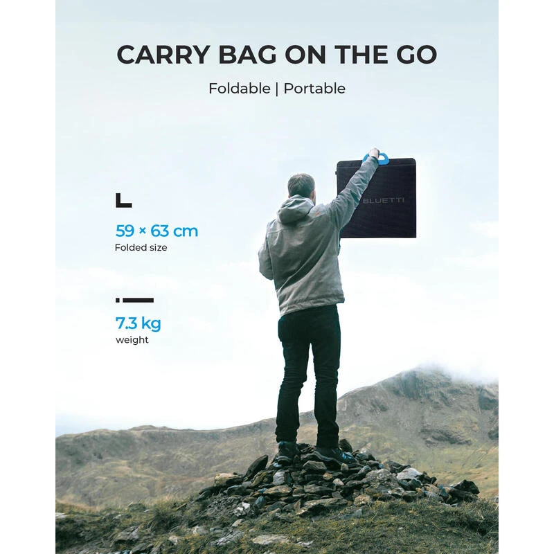 BLUETTI Générateur Électrique EB3A+PV200 268Wh/600W LiFePO4 Batterie Pour Voyage – Image 7