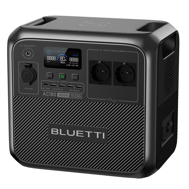 BLUETTI Générateur Électrique Portable AC180 1152Wh Batterie LiFePO4 Pour Voyage – Image 2