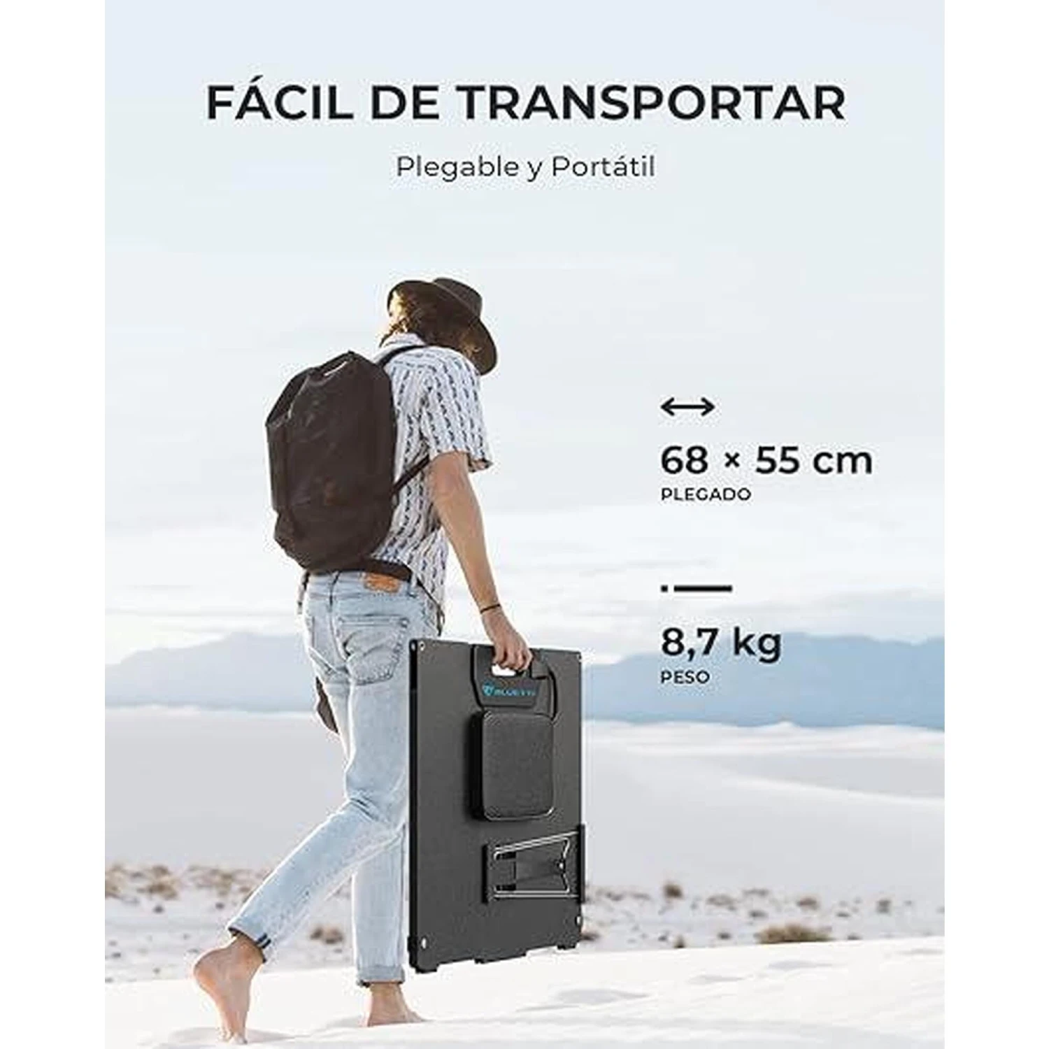 BLUETTI Panneau Solaire MP200 Pour Camping, Jardin, Voyage – Image 4