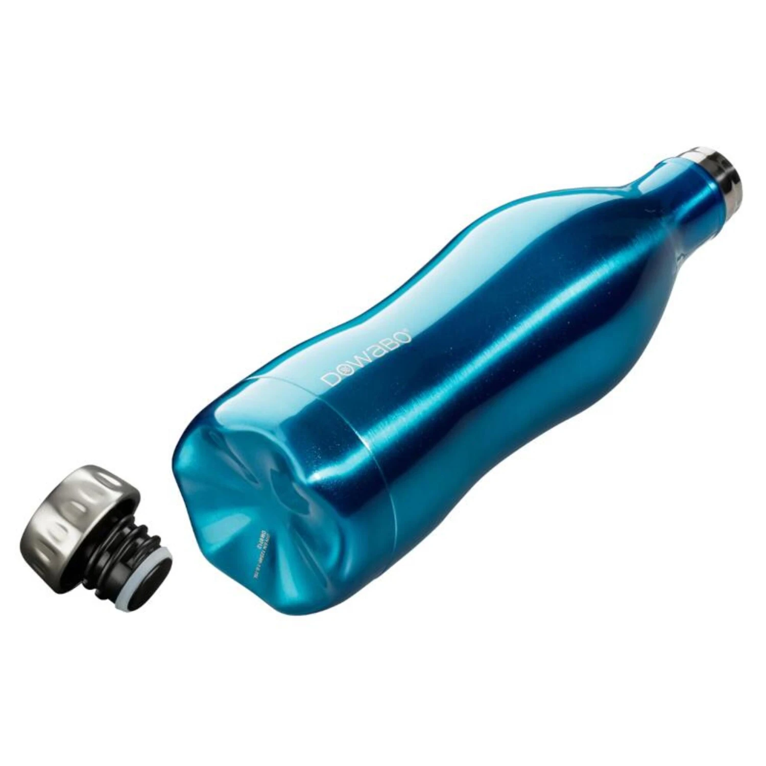 Bouteille Isotherme Double Paroi Collection Metallic - 750 Ml - Bleu – Image 2