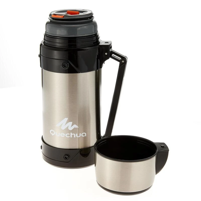 Quechua Bouteille Isotherme Inox 1,5L Avec Gobelet Pour La Randonnée – Image 5