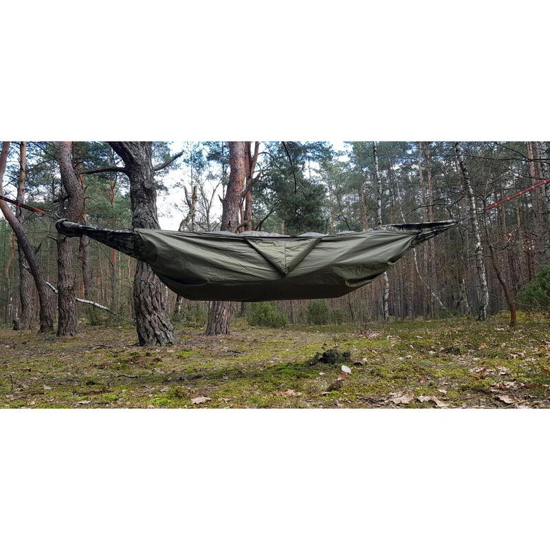 Bushmen Thermo Blanket - Bâche/Bivouac/Poncho/Sous-couverture - Olive – Image 2