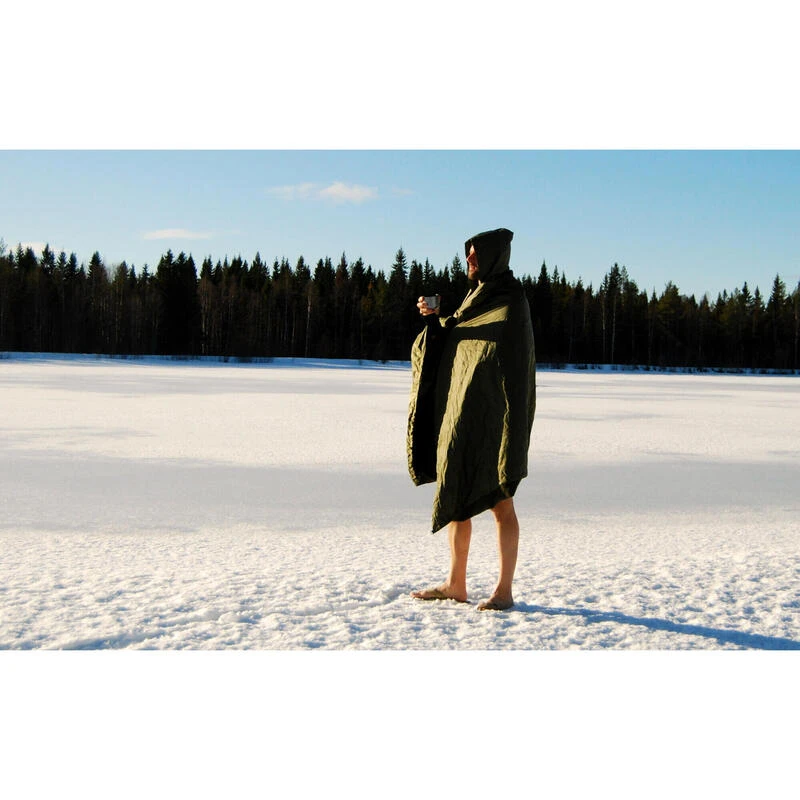 Bushmen Thermo Blanket - Bâche/Bivouac/Poncho/Sous-couverture - Olive – Image 4