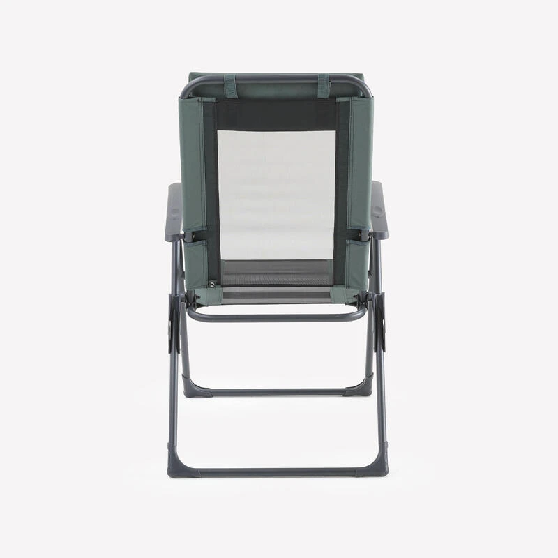 Quechua FAUTEUIL PLIANT CONFORTABLE POUR LE CAMPING - INCLINABLE - ACIER – Image 9