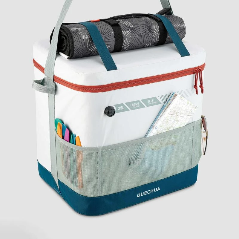 Quechua GLACIERE SOUPLE DE CAMPING - 35 LITRES - CONSERVATION AU FRAIS 17 HEURES – Image 3