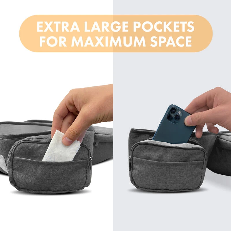 Pack Basic Luxe Nacelle Ergonomique - Porte-bébé Confortable - Gris – Image 3