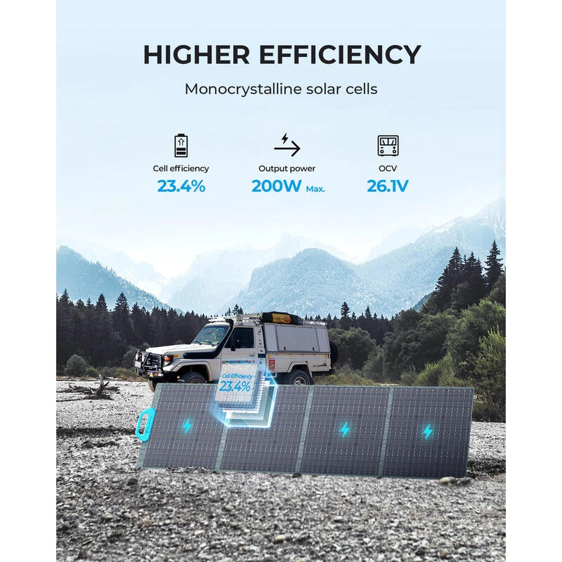 Panneau Solaire BLUETTI PV200 | 200 W – Image 3