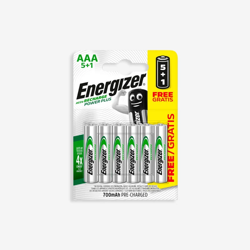 Piles Rechargeables Energizer 5+1 AAA/HR3 700mAh