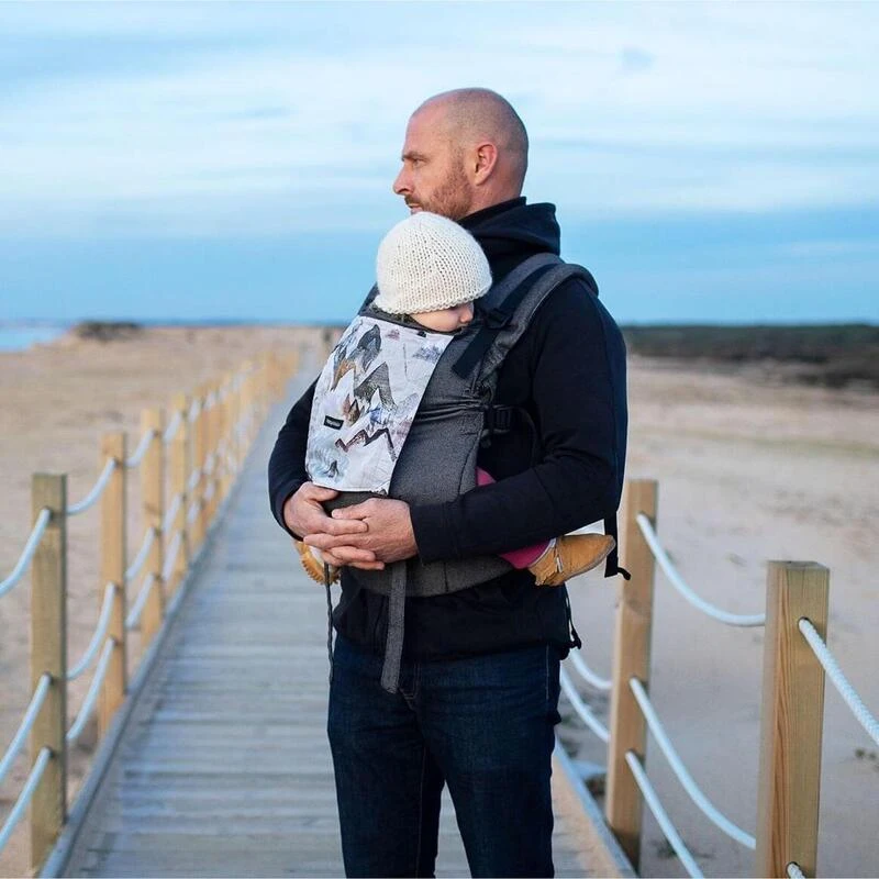 PORTE-BÉBÉ PHYSIOLOGIQUE EN COTON BIO - CLIPTSY - PRESCHOOL De 12 Kg à 5/6 Ans – Image 3