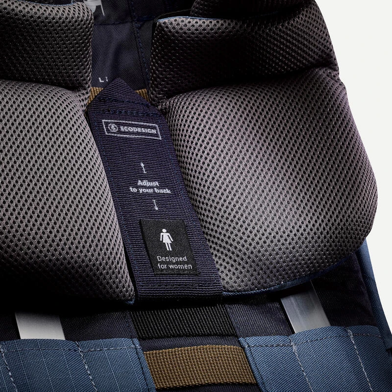 Sac à Dos De Trekking Femme 50+10 L - MT900 SYMBIUM – Image 8