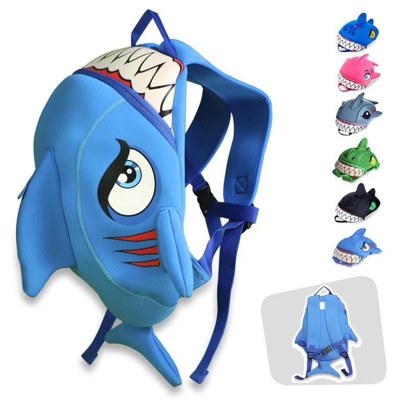 Sac à Dos Pour Enfants | Requin Bleu | Crazy Safety | Testé Et Certifié – Image 4