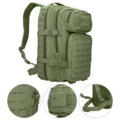 Mil-Tec Sac A Dos Tactique Assault Laser Cut Vert 20l