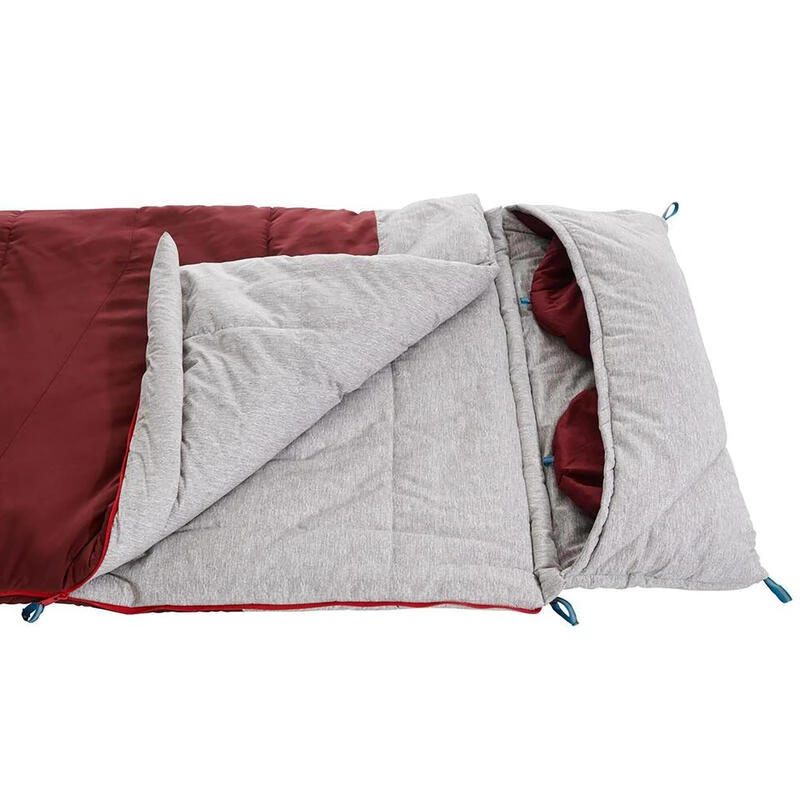 Quechua SAC DE COUCHAGE EN COTON POUR LE CAMPING - ARPENAZ 0° COTON – Image 3