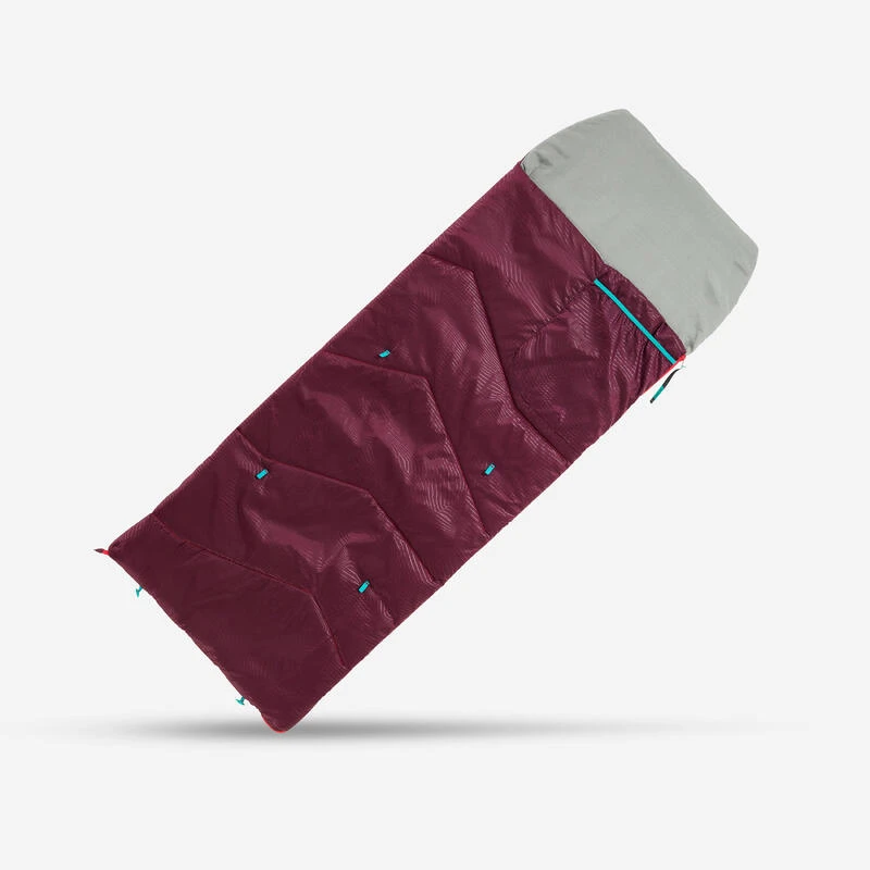 Quechua SAC DE COUCHAGE ENFANT MH100 10°C - PRUNE
