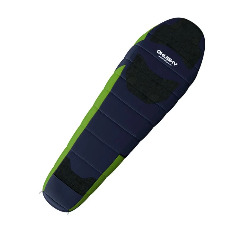 Husky Sac De Couchage Momie Espace -6°C 2021 220 X 85 Cm - Gris Avec Vert - Adultes – Image 2