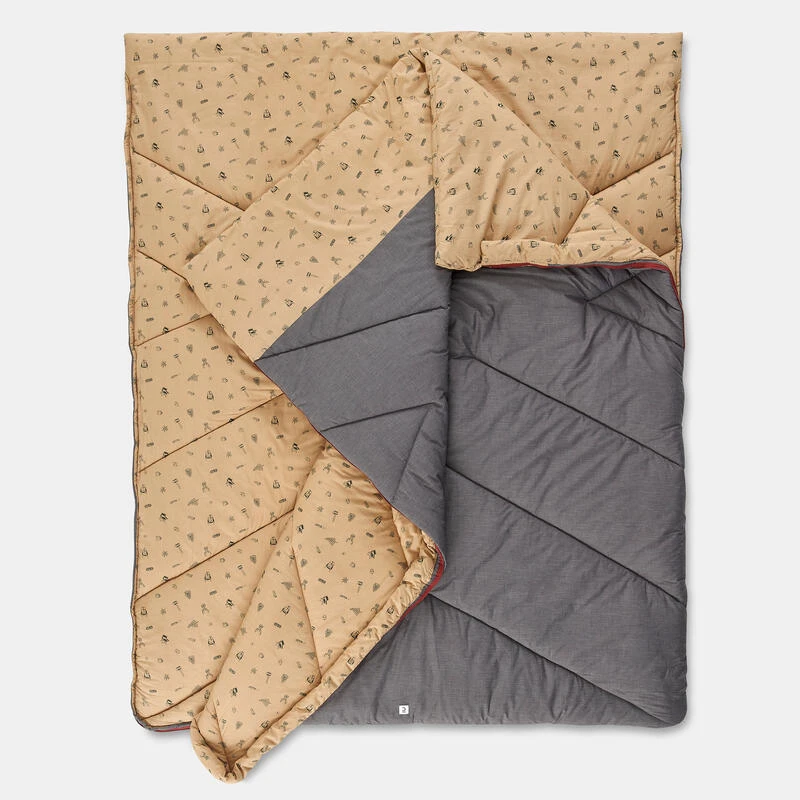 Quechua SAC DE COUCHAGE POUR LE CAMPING - ARPENAZ 10° COTON DOUBLE - 2 PERSONNES – Image 4