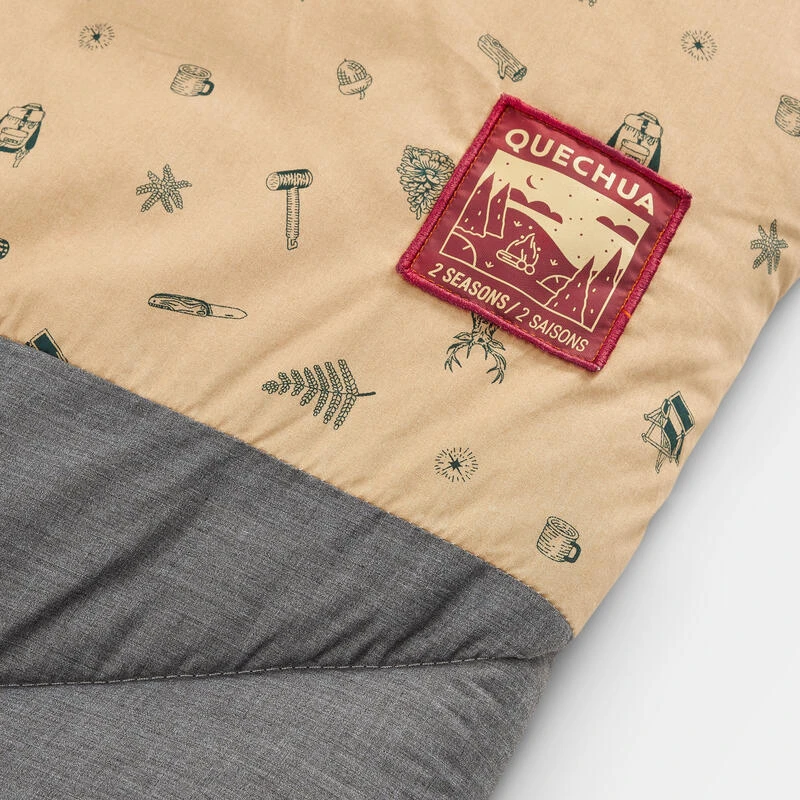 Quechua SAC DE COUCHAGE POUR LE CAMPING - ARPENAZ 10° COTON DOUBLE - 2 PERSONNES – Image 7
