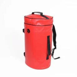 Sac Weekend Upcyclé - Duffel Bag Hors-Bord - 50L Rouge