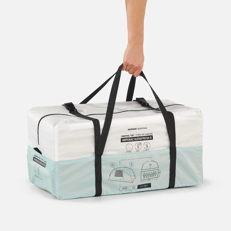 Quechua Tente à Arceaux De Camping - Arpenaz 6 ULTRAFRESH - 6 Personnes - – Image 4