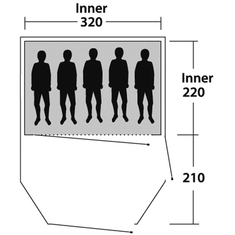 Tente De Camping Outwell Earth 5 – Image 3