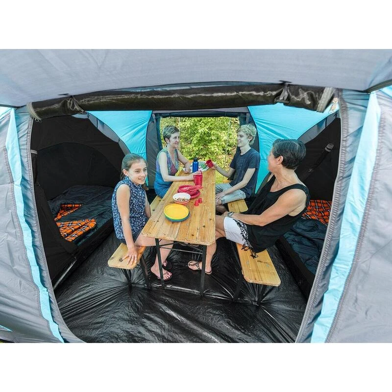 Tente Dôme Familiale Hammerfest 4 - Camping - 4 Personnes - 2 Cabines – Image 2