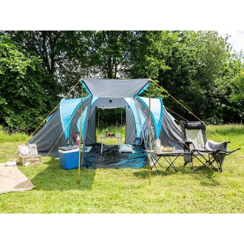 Tente Dôme Hammerfest 4 Plus - Camping - 2 Cabines - 4 Personnes - 2 Entrées – Image 2