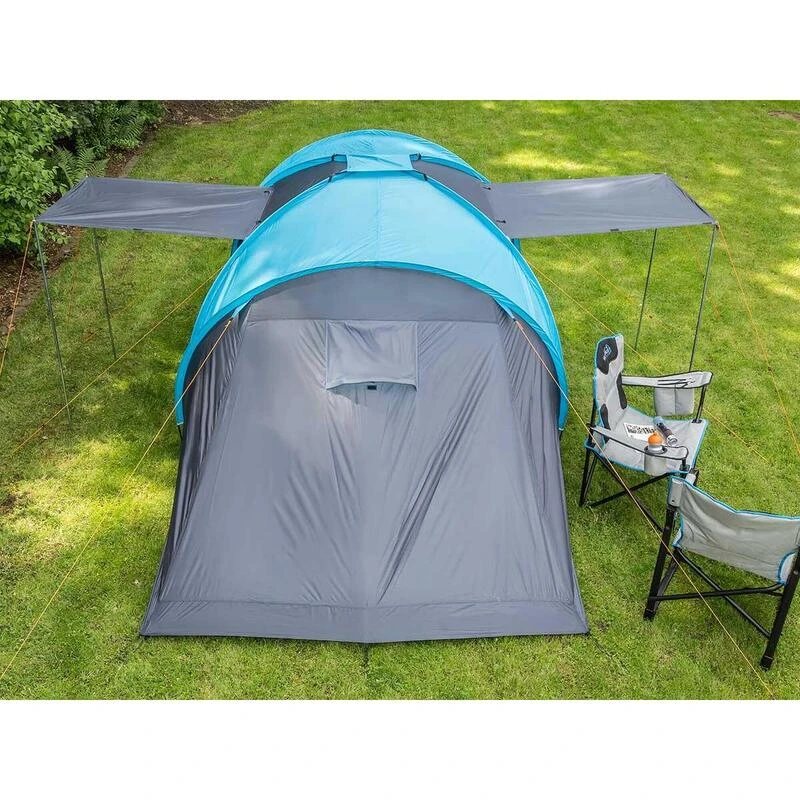 Tente Dôme Hammerfest 4 Sleeper Protect - Sol Cousu - 4 Pers - 2 Cabines Noires – Image 5