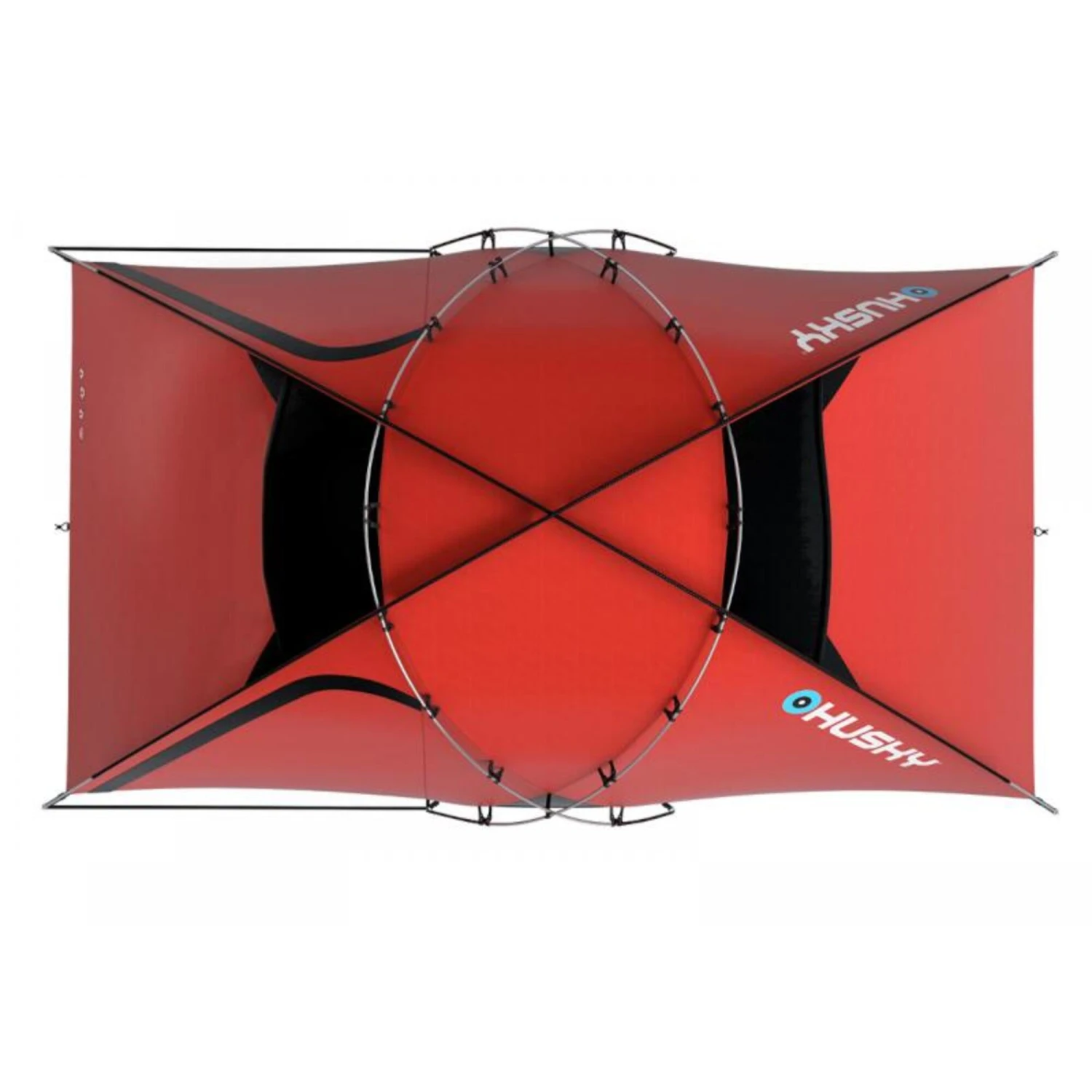 Husky Tente Extreme Felen 3-4 - Tente Légère - 3-4 Personnes - Rouge – Image 5