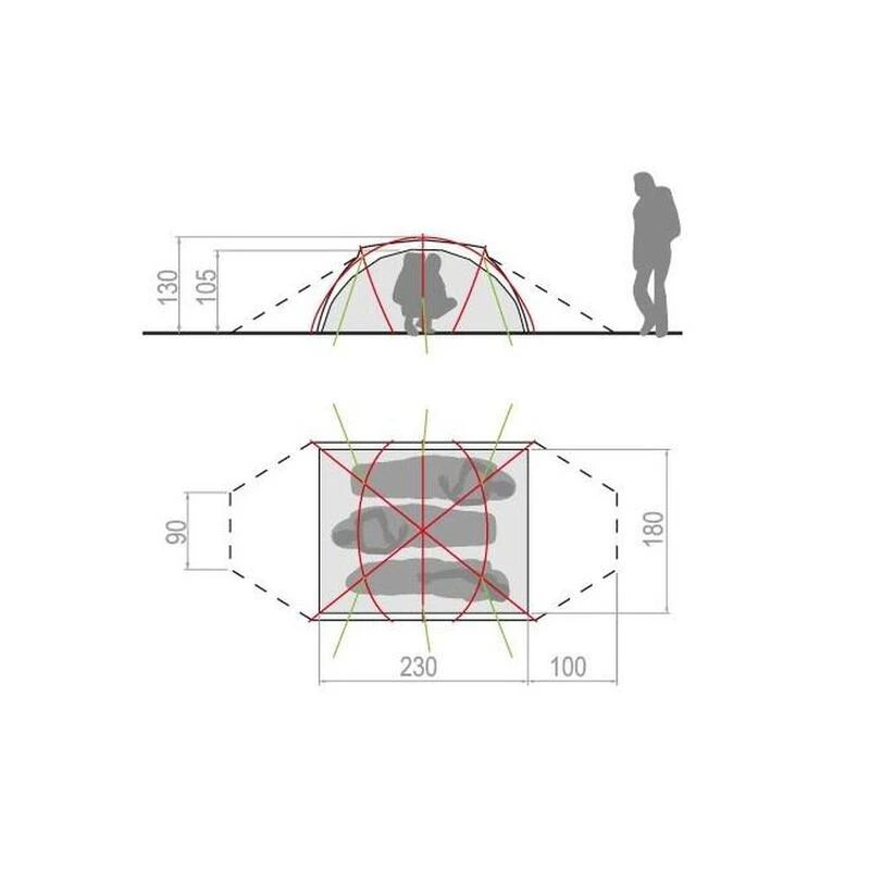 Tente Vaude Sphaerio 3P – Image 2